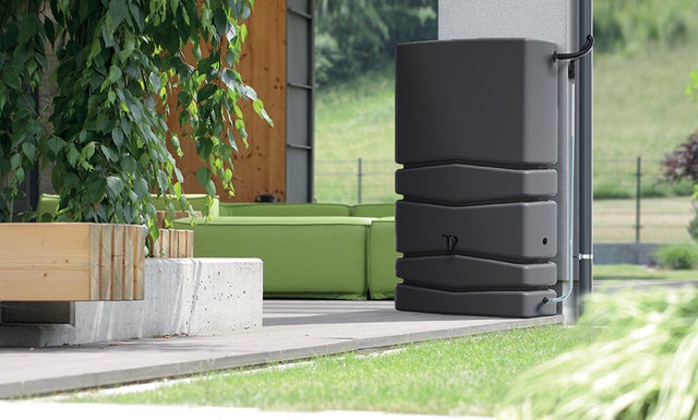 Aqua Tower regenton van 350 liter in antraciet