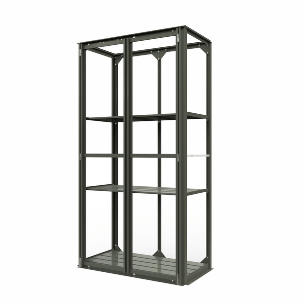 Kweekkast Urban Grower Large groengrijs 3 mm transparant polycarbonaat