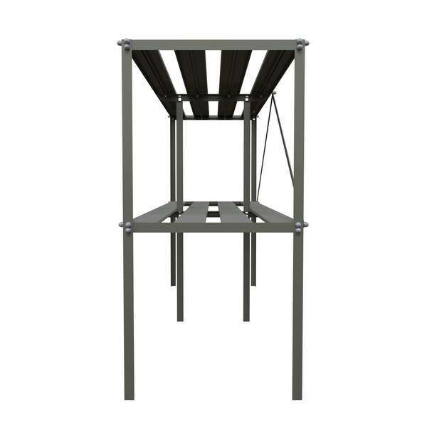Royal Kweektafel vrijstaand groengrijs 90x165x45 cm