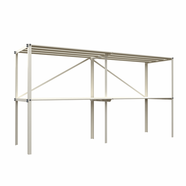 Royal Kweektafel vrijstaand wit90x165x45 cm