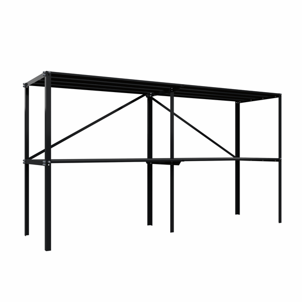 Royal Kweektafel vrijstaand zwart 90x165x45 cm