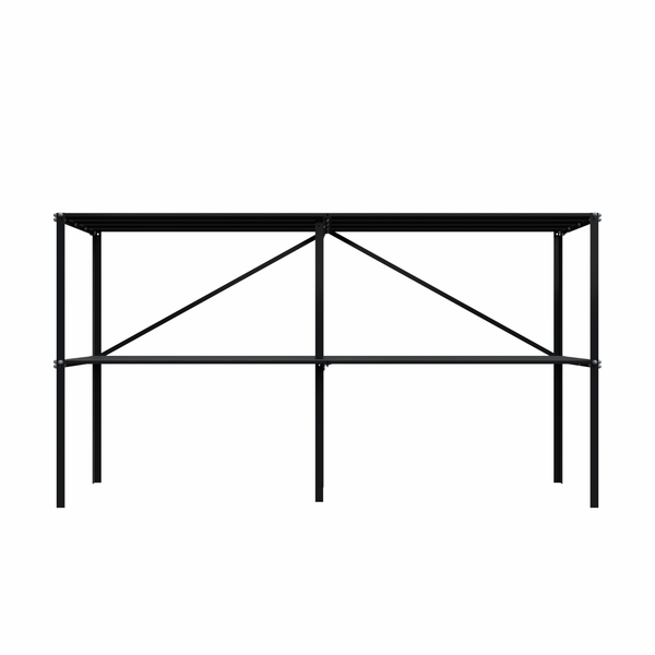 Royal Kweektafel vrijstaand zwart 90x165x45 cm