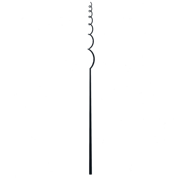 Set plantspiralen zwart