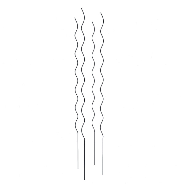 Set plantspiralen zwart