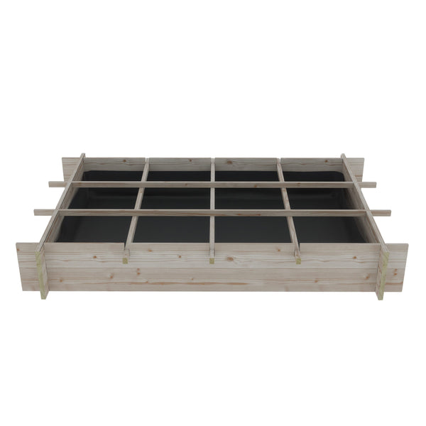 Kweekbak Crispy Lettuce grenen onbehandeld 20x120x80cm