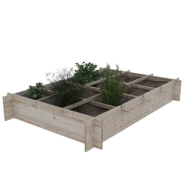 Kweekbak Crispy Lettuce grenen onbehandeld 20x120x80cm