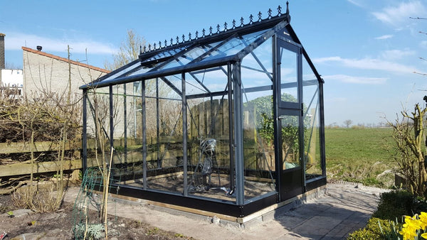 Tuinkas Compact 6,6 antraciet 3 mm veiligheidsglas