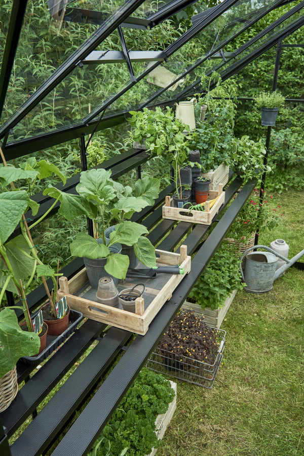 Kweektafel Birdlip 46, geintegreerd, zwart