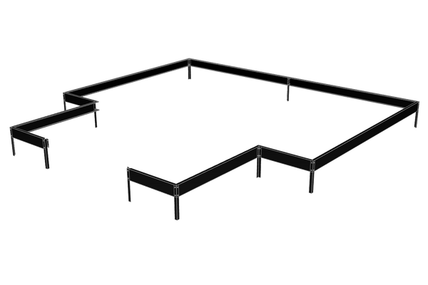Fundering Garden Room 12,9 zwart