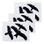 Raamstickers vogel 9 stuks in set