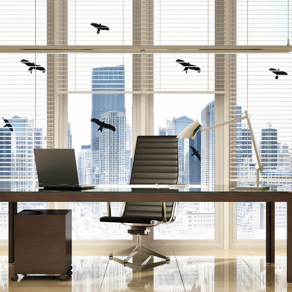 Window stickers bird 9 pieces in set