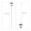 Bird feeder with pole