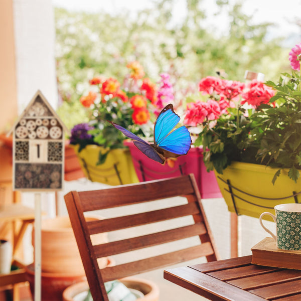 Insect hotel on stand
