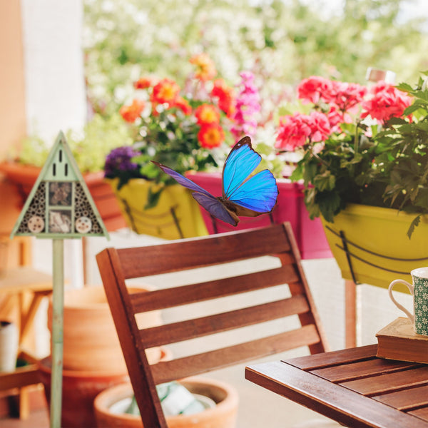 Insektenhotel Dreieck auf Ständer