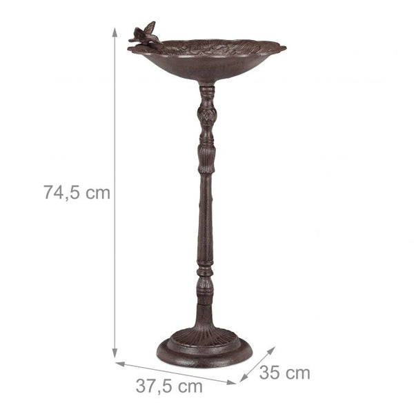 Cast iron bird bath XXL