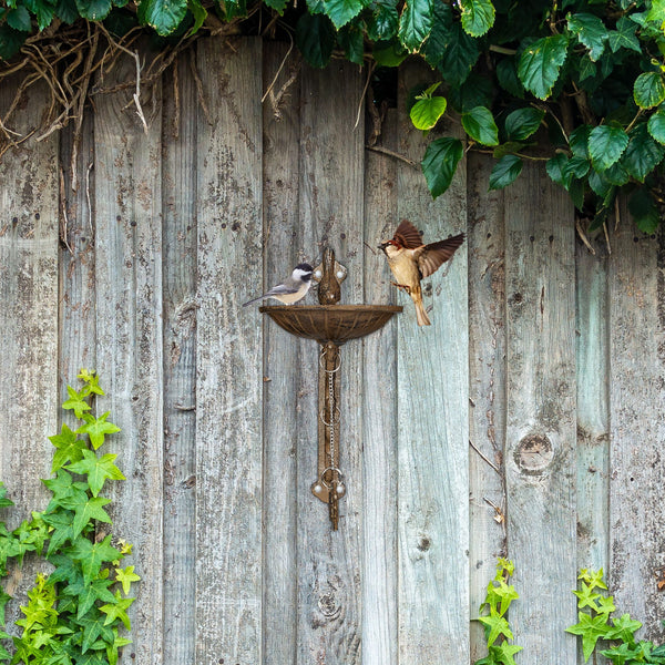 Birdbath cast iron WELCOME