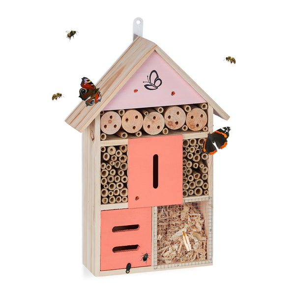 Insectenhotel groot Roze