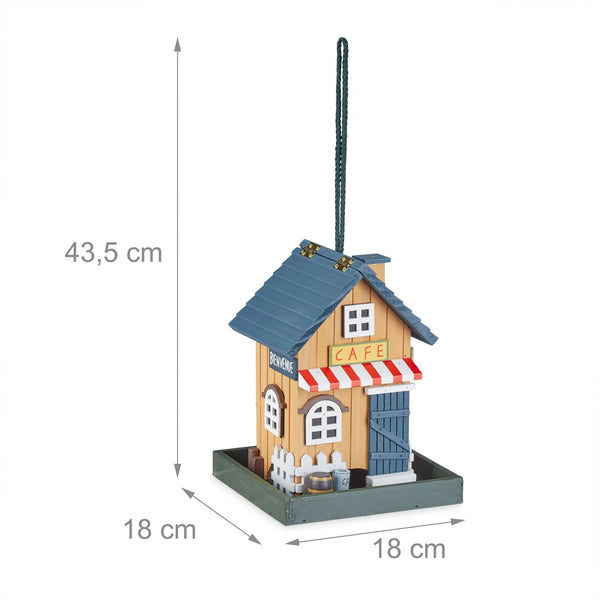 Hangend vogelvoederhuisje