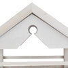 White bird feeder on stand