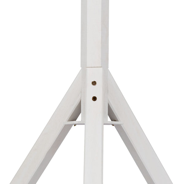 White bird feeder on stand