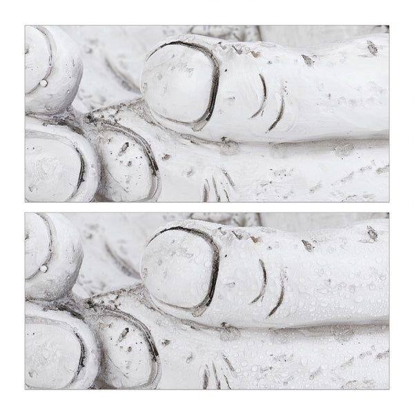 Birdbath hands artificial stone