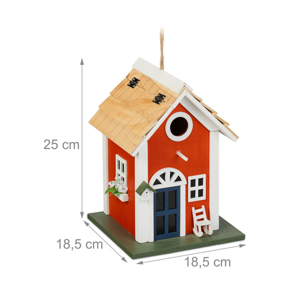 Decoratief vogelhuisje landhuis