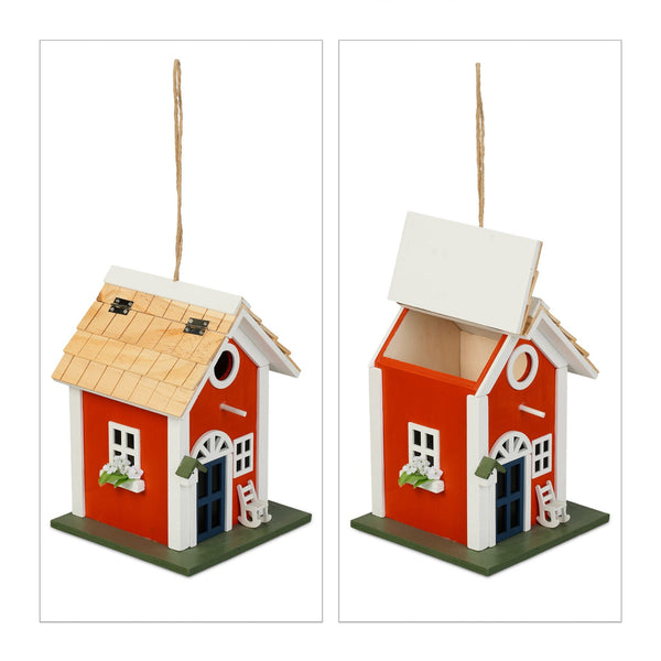 Decoratief vogelhuisje landhuis