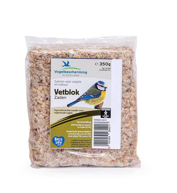 Bird Protection Seed Suet Block