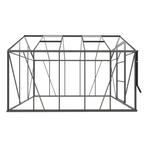 Tuinkas Kate III groengrijs 3 mm veiligheidsglas