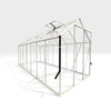 Tuinkas Kate V wit 3 mm veiligheidsglas