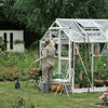 Tuinkas Kate V wit 3 mm veiligheidsglas