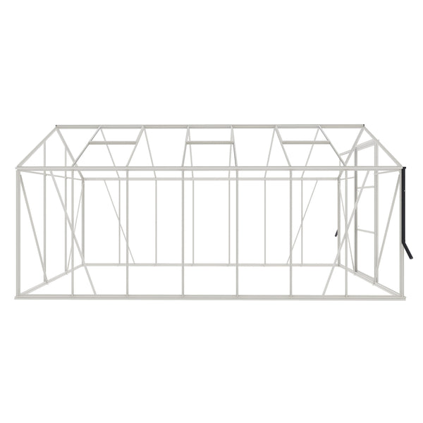Tuinkas Kate V wit 3 mm veiligheidsglas