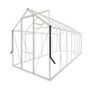 Tuinkas Kate V wit 3 mm veiligheidsglas