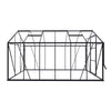 Tuinkas Kate IV zwart 3 mm veiligheidsglas