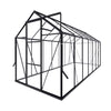 Tuinkas Kate V zwart 3 mm veiligheidsglas