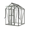 Royal Well Tuinkas Anne I – kleur ‘Groengrijs RAL7009’ met 3mm veiligheidsglas (inclusief fundament)