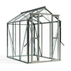 Royal Well Tuinkas Anne II – kleur ‘Groengrijs RAL7009’ met 3mm veiligheidsglas (inclusief fundament)