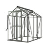 Royal Well Tuinkas Anne II – kleur ‘Groengrijs RAL7009’ met 3mm veiligheidsglas (inclusief fundament)