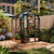 Royal Well Tuinkas Anne I – kleur ‘Zwart RAL 9005’ met 3mm veiligheidsglas (inclusief fundament)