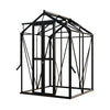 Royal Well Tuinkas Anne I – kleur ‘Zwart RAL 9005’ met 3mm veiligheidsglas (inclusief fundament)