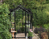 Royal Well Tuinkas Anne II – kleur ‘Zwart RAL 9005’ met 3mm veiligheidsglas (inclusief fundament)