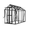 Royal Well Tuinkas Anne III – kleur ‘Zwart RAL 9005’ met 3mm veiligheidsglas (inclusief fundament)