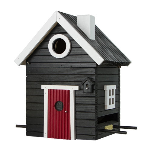 Multiholk Black Cottage Vogelhaus/Futterhäuschen