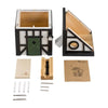 Multiholk Korsvirke Svart Plus birdhouse/feeder