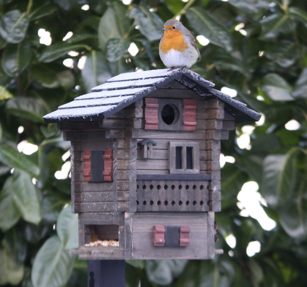 Multiholk Fjällstugan birdhouse/feeder