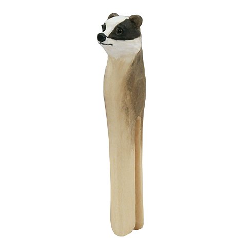 DecoClip Das wood carving clothespin