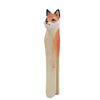 DecoClip Fox wood carving clothespin