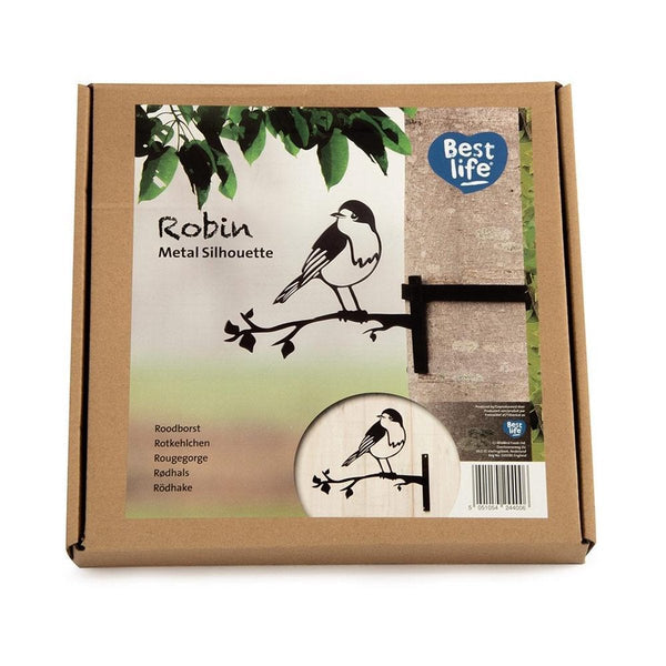 Vogelbescherming Metalen vogel roodborst