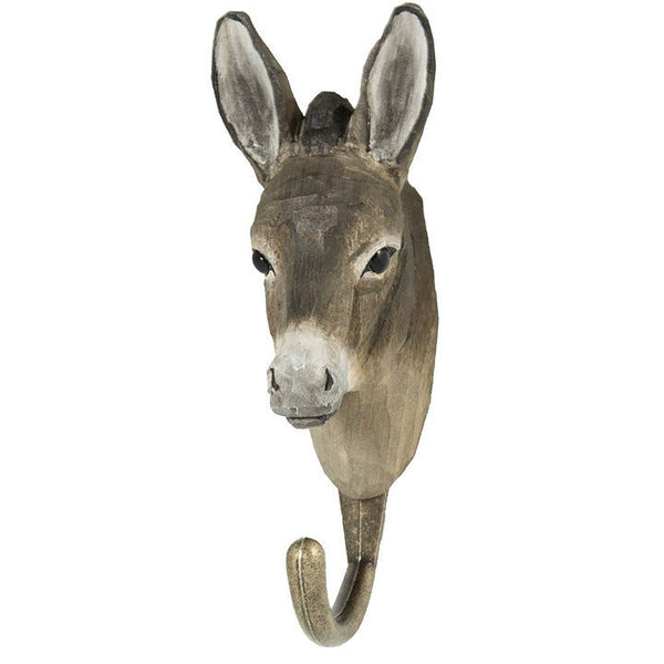 Kledinghaak Ezel – Decoratieve Houten Wandhaak voor de Kinderkamer | Wildlife Garden