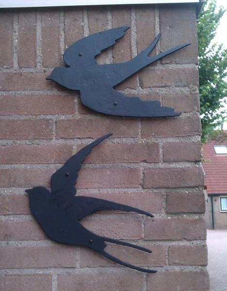 Esschert Design - Wall decoration set swallows 2 pieces